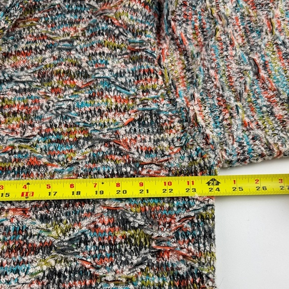 Funsport Multicolour Knit Long Coatigan Cardigan - Picture 8 of 9